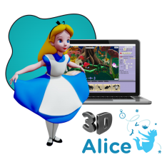 Alice 3d - КИБЕРшкола программирования для детей, компьютерные курсы для школьников, начинающих и подростков - KIBERone г. Казань