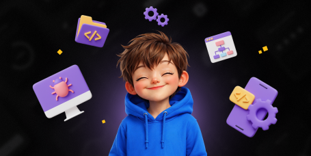 Идеальный сайт с нуля: код, дизайн и AI-помощник - КИБЕРшкола программирования для детей, компьютерные курсы для школьников, начинающих и подростков - KIBERone г. Казань